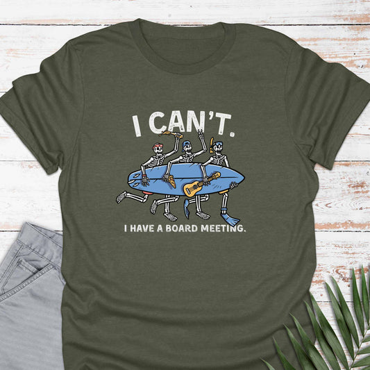 Board Meeting Skeletons T-shirt - Life Is Wanderful Co.