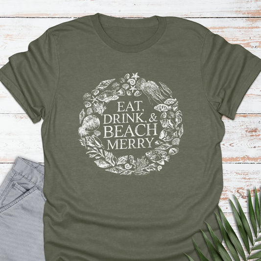 Beachin' Wreath T-shirt
