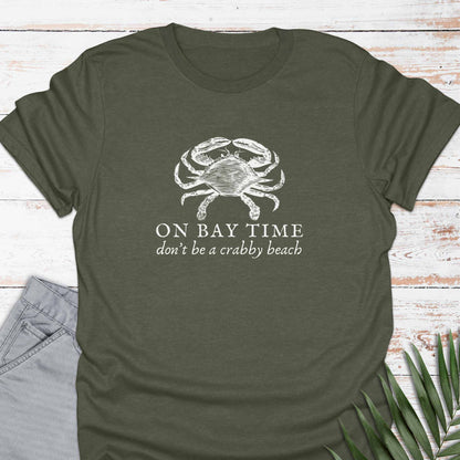 Crabby On Bay Time T-shirt