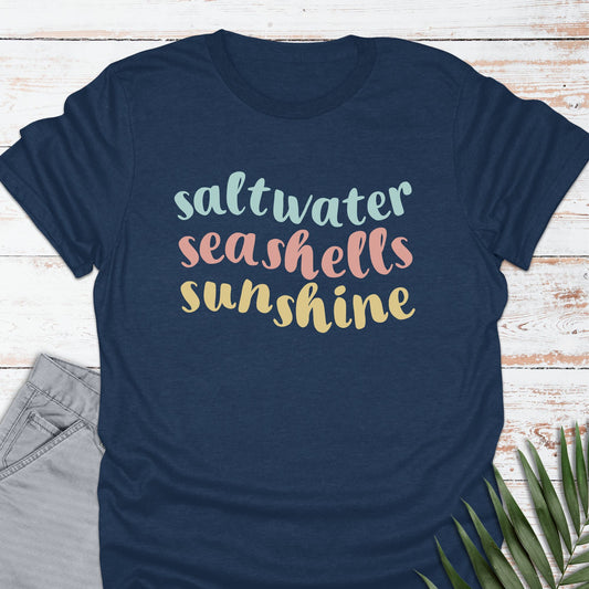 Salt, Sea, Sun T-shirt - Life Is Wanderful Co.