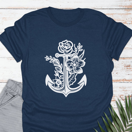 Anchor Tattoo T-shirt - Life Is Wanderful Co.