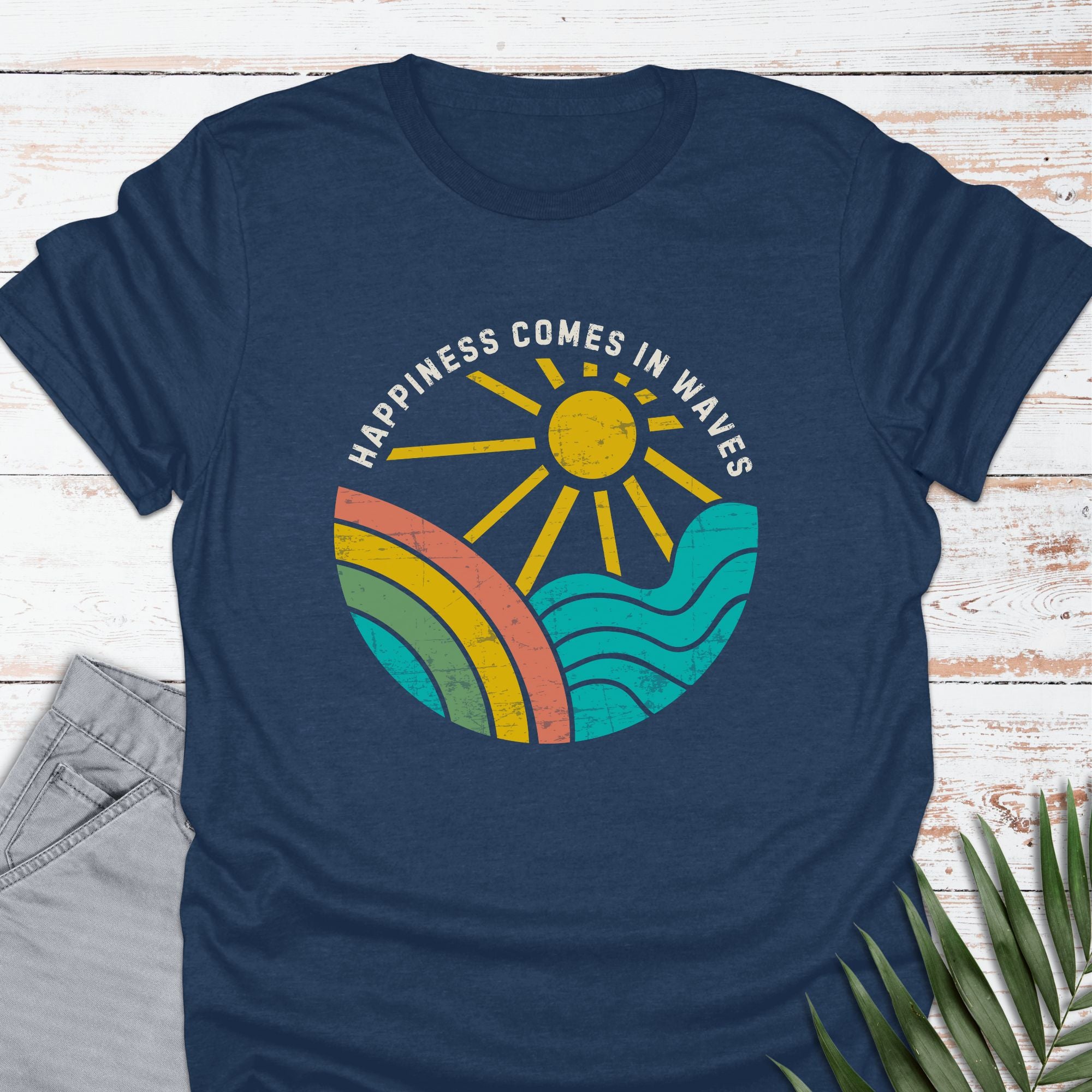 70s Retro Happiness T-shirt - Life Is Wanderful Co.