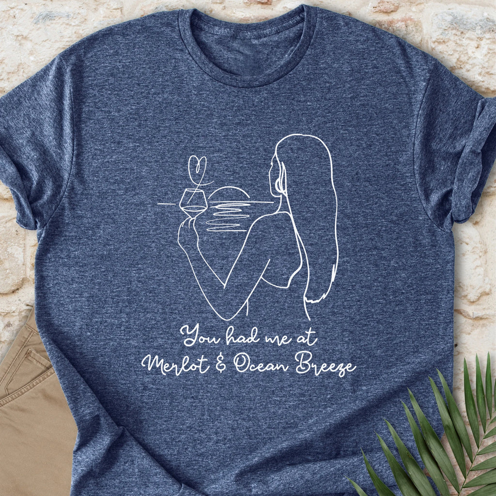 Merlot by the Sea T-shirt