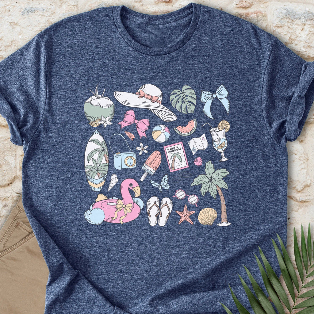 Preppy Beach Life T-shirt