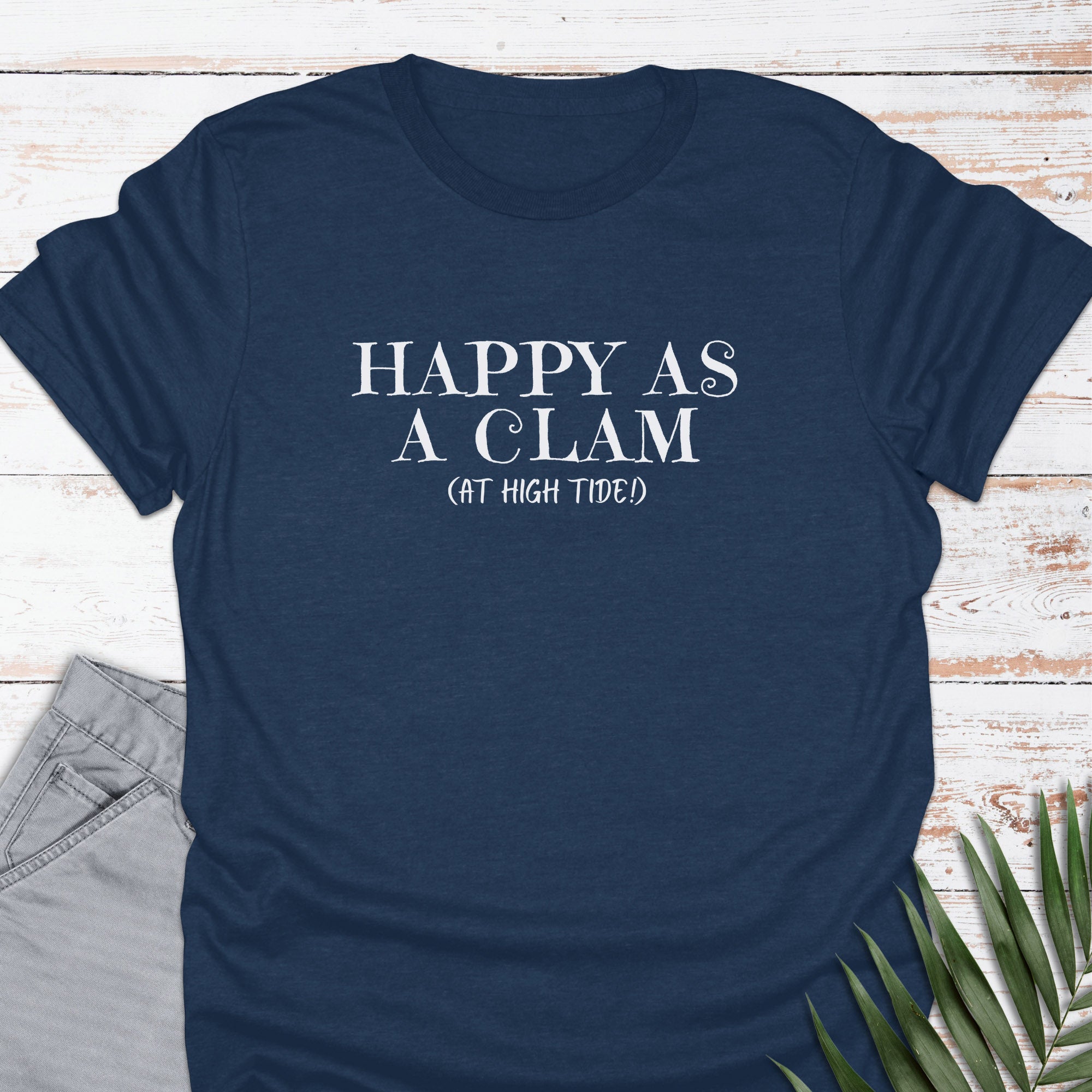 Happy Clam T-shirt - Life Is Wanderful Co.
