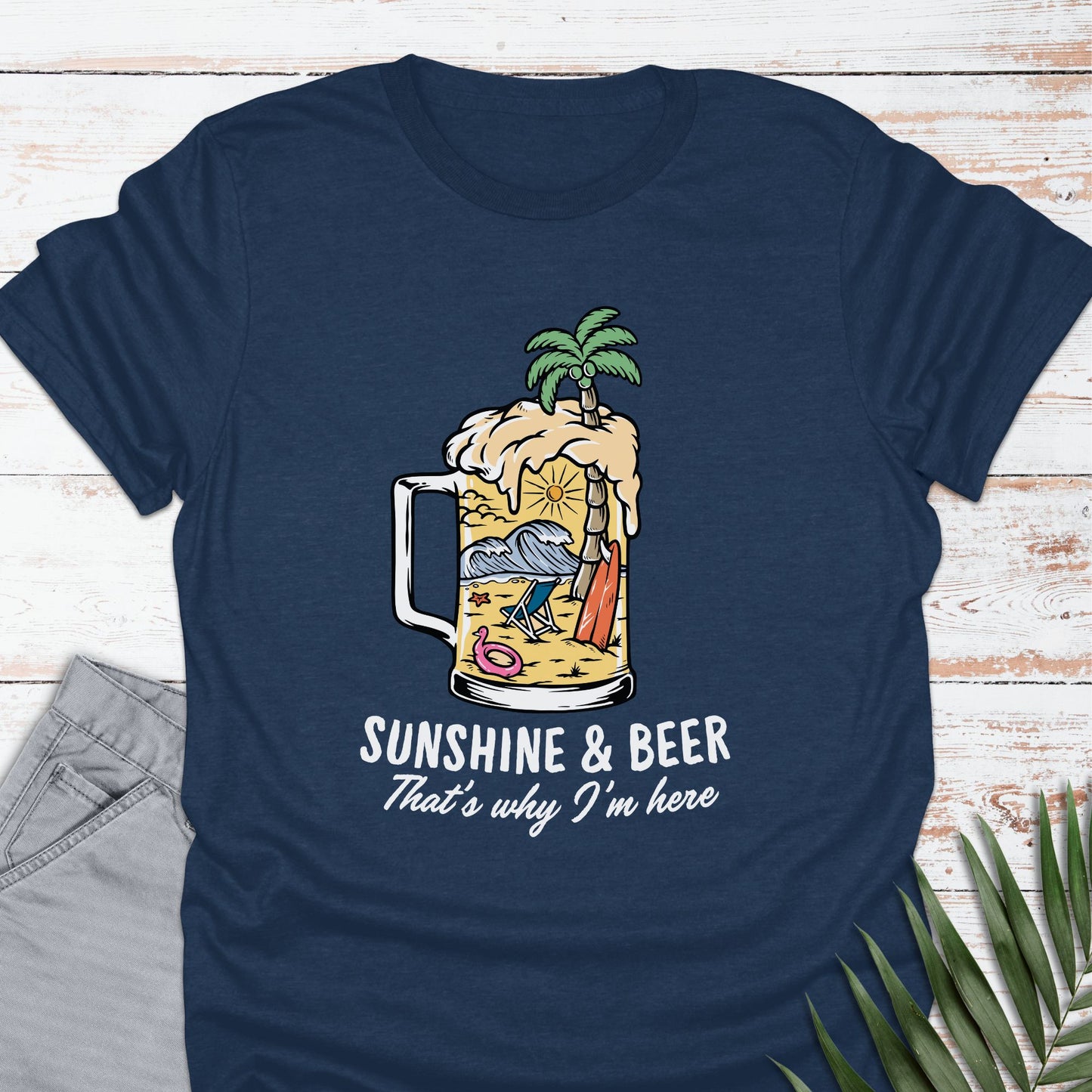 Sun & Beer - Beach T-shirt