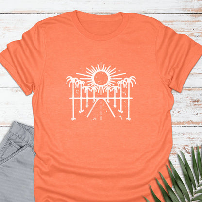 Cali Sunset T-shirt - Life Is Wanderful Co.