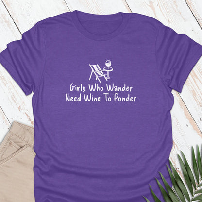 Wine To Ponder T-shirt