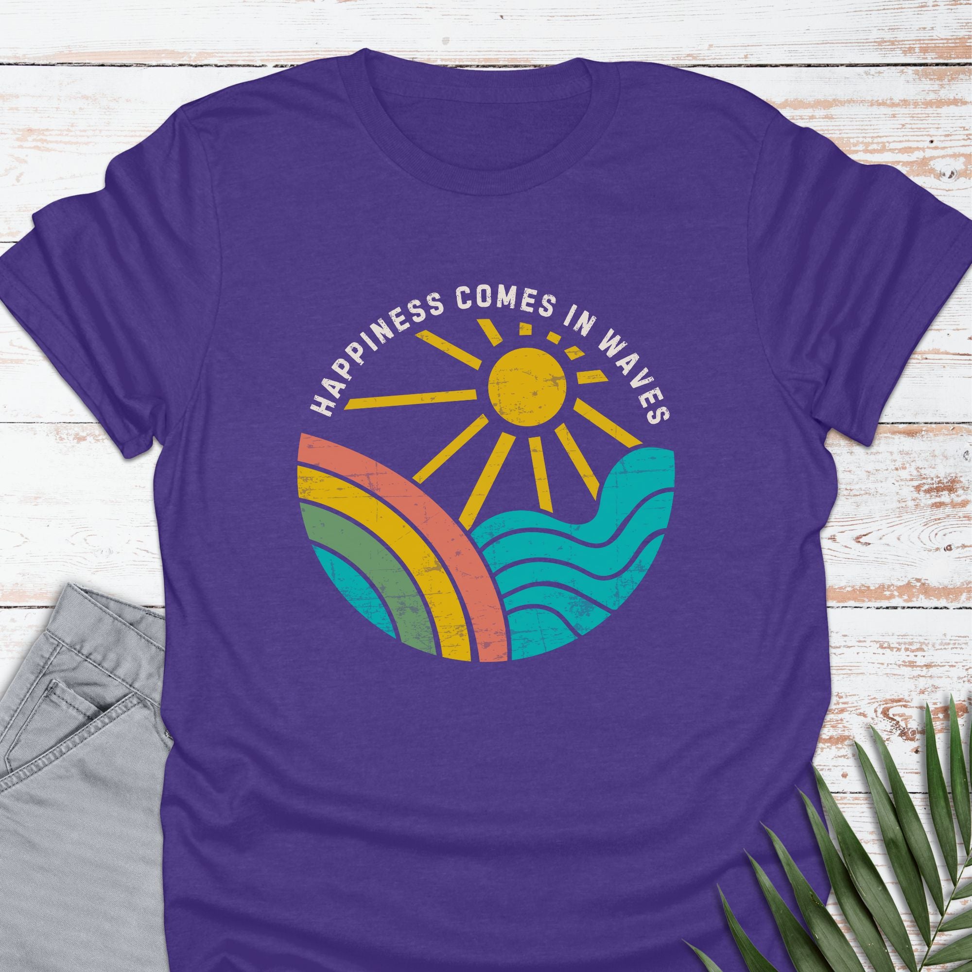70s Retro Happiness T-shirt - Life Is Wanderful Co.