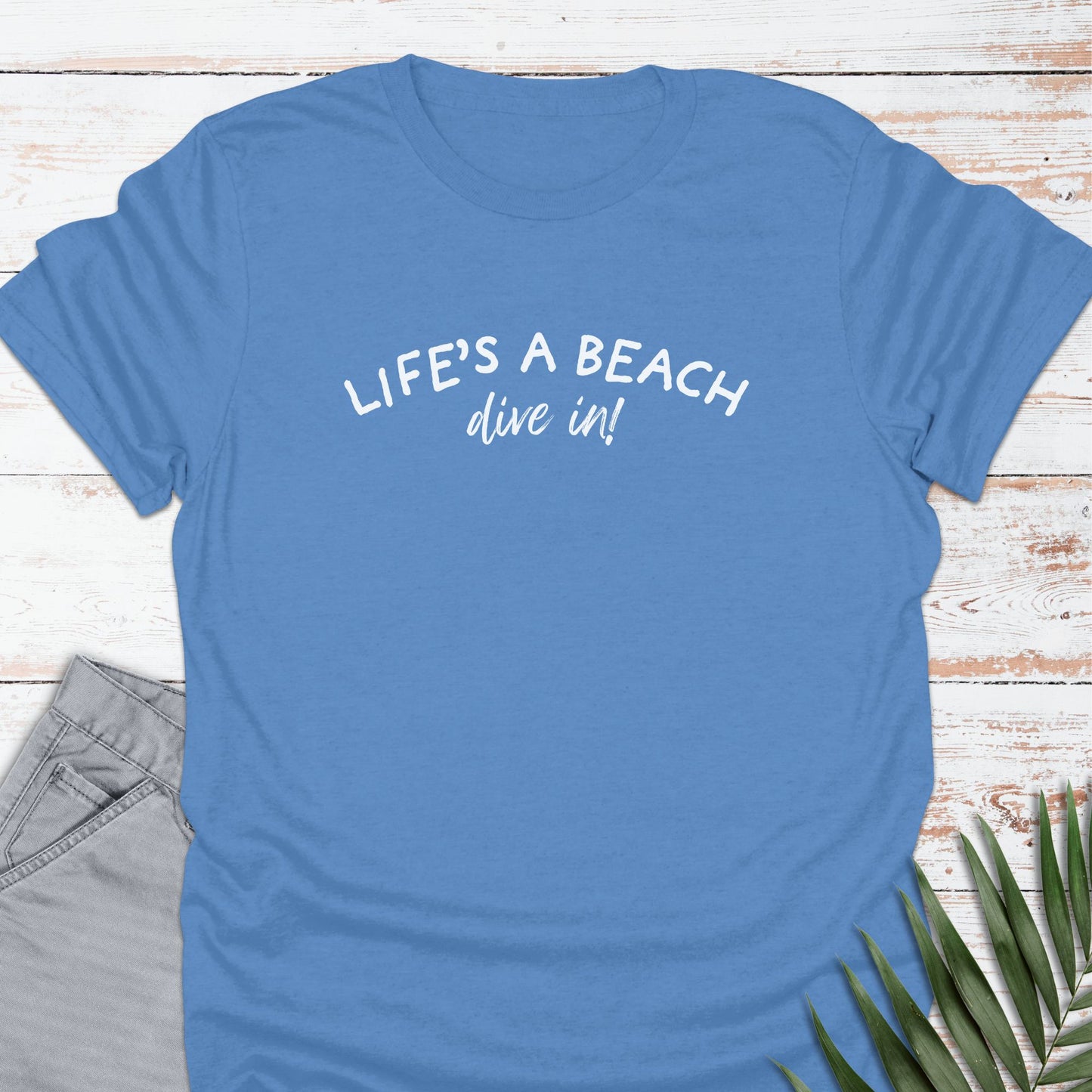 Life's A Beach Dive In T-shirt