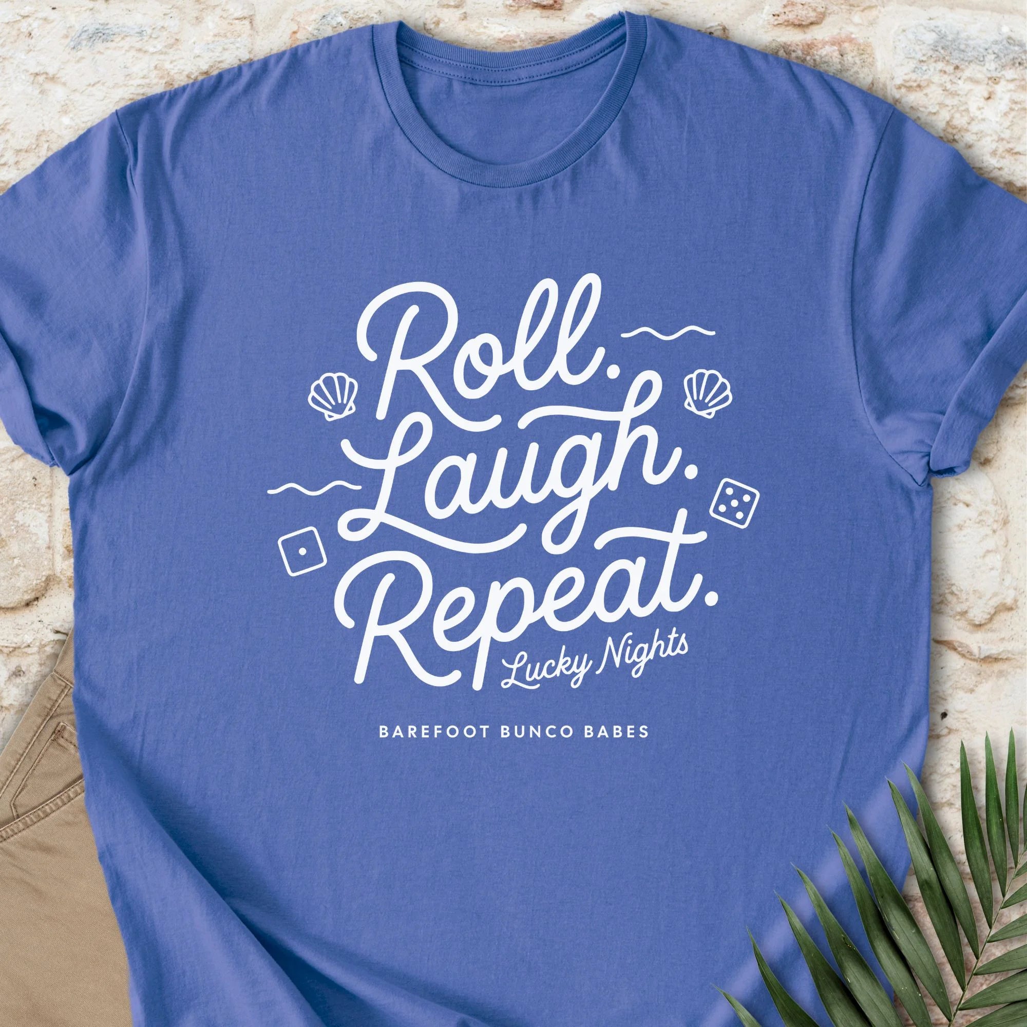 Roll Laugh Repeat T-shirt