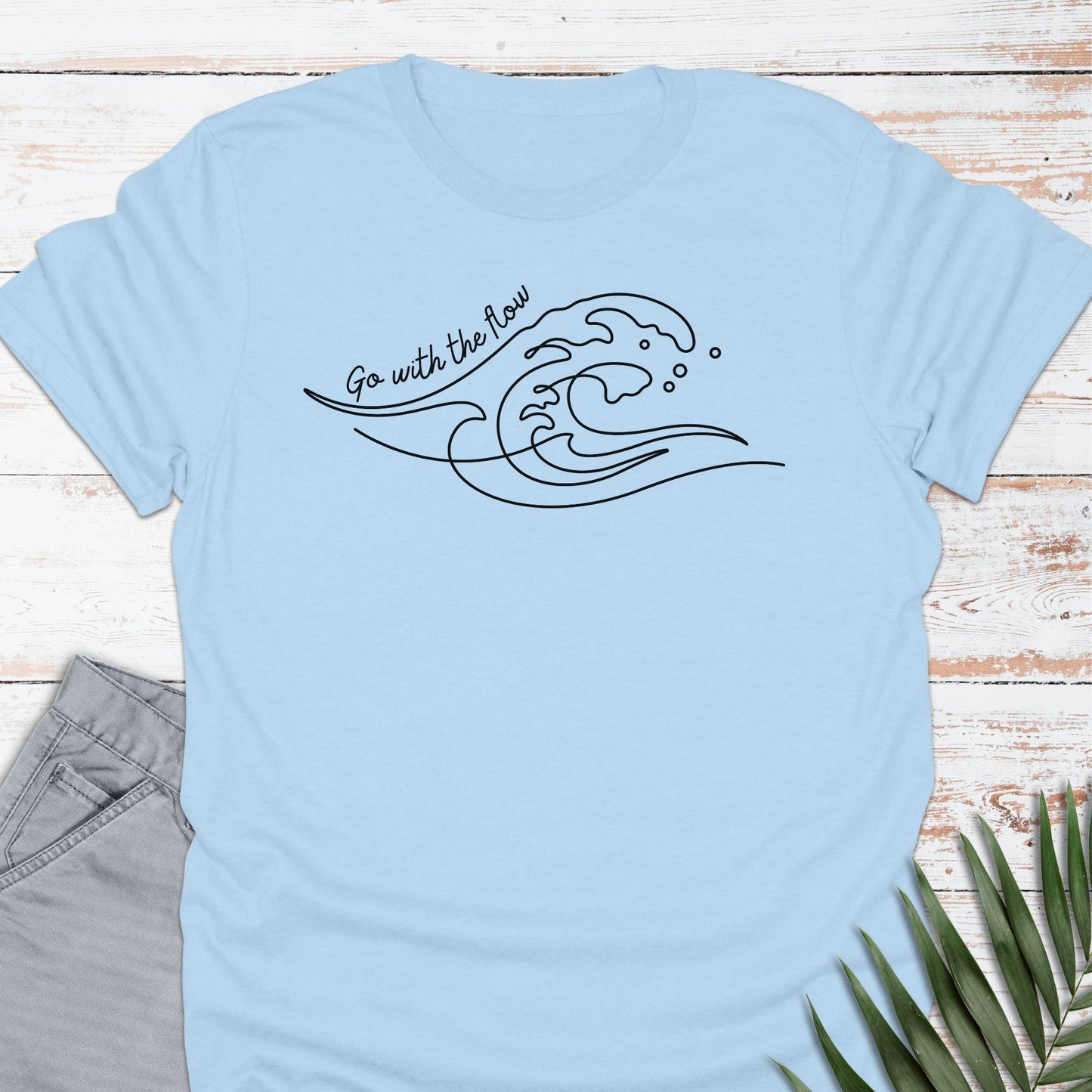 Go with the Flow T-shirt - Life Is Wanderful Co.