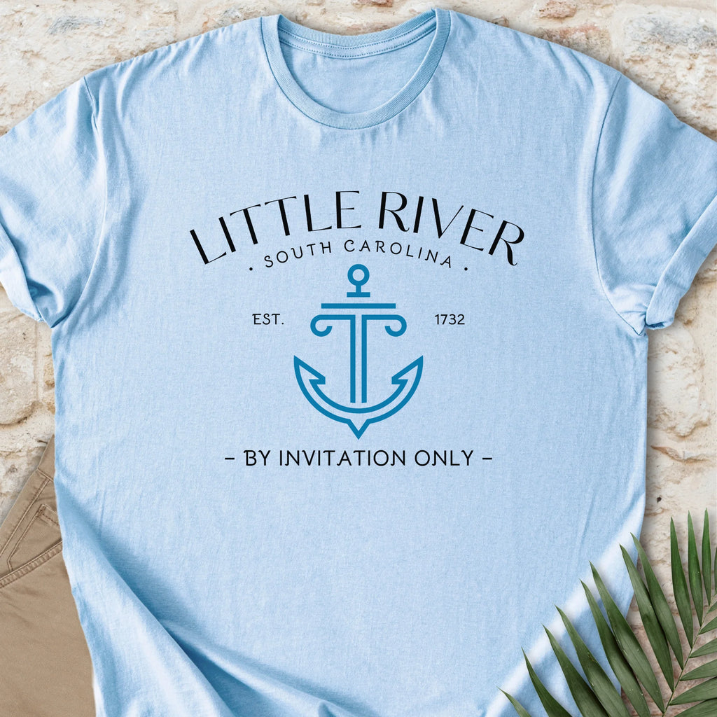 Little River, SC T-shirt, By Invitation Only