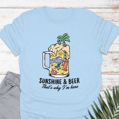 Sun & Beer - Beach T-shirt