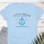 Little River, SC T-shirt, By Invitation Only - Life Is Wanderful Co.