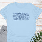 Sea Etching T-shirt - Life Is Wanderful Co.