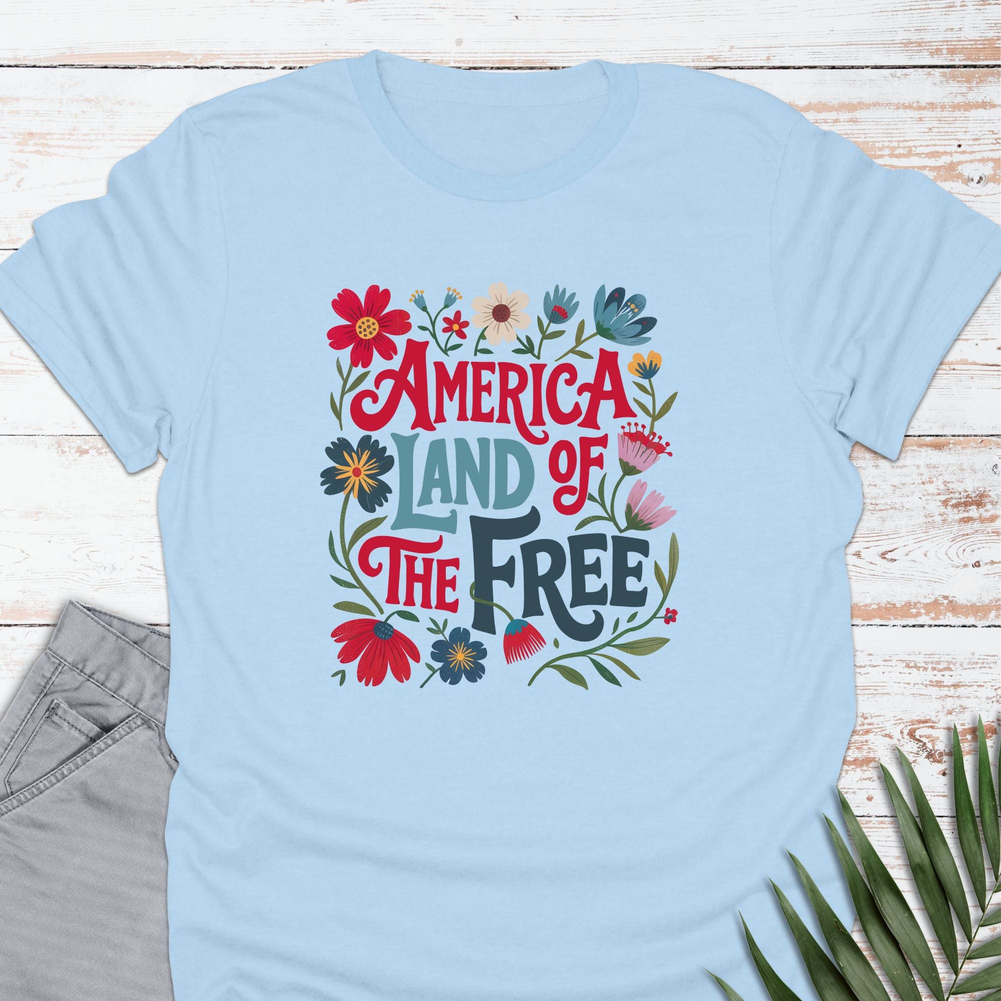 Land of the Free T-shirt - Life Is Wanderful Co.