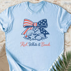 Red, White & Beach T-shirt