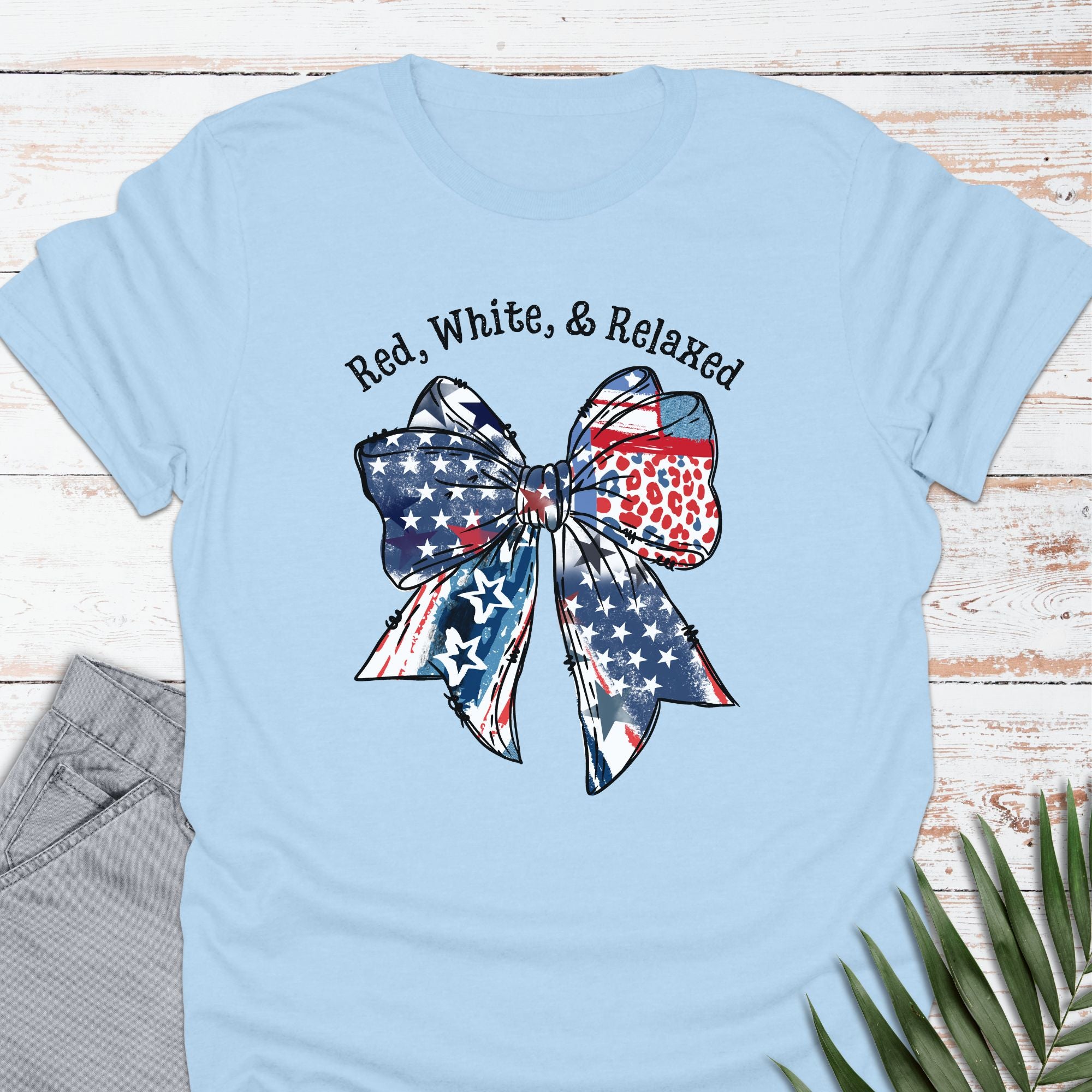 Red, White, Relaxed T-shirt - Life Is Wanderful Co.