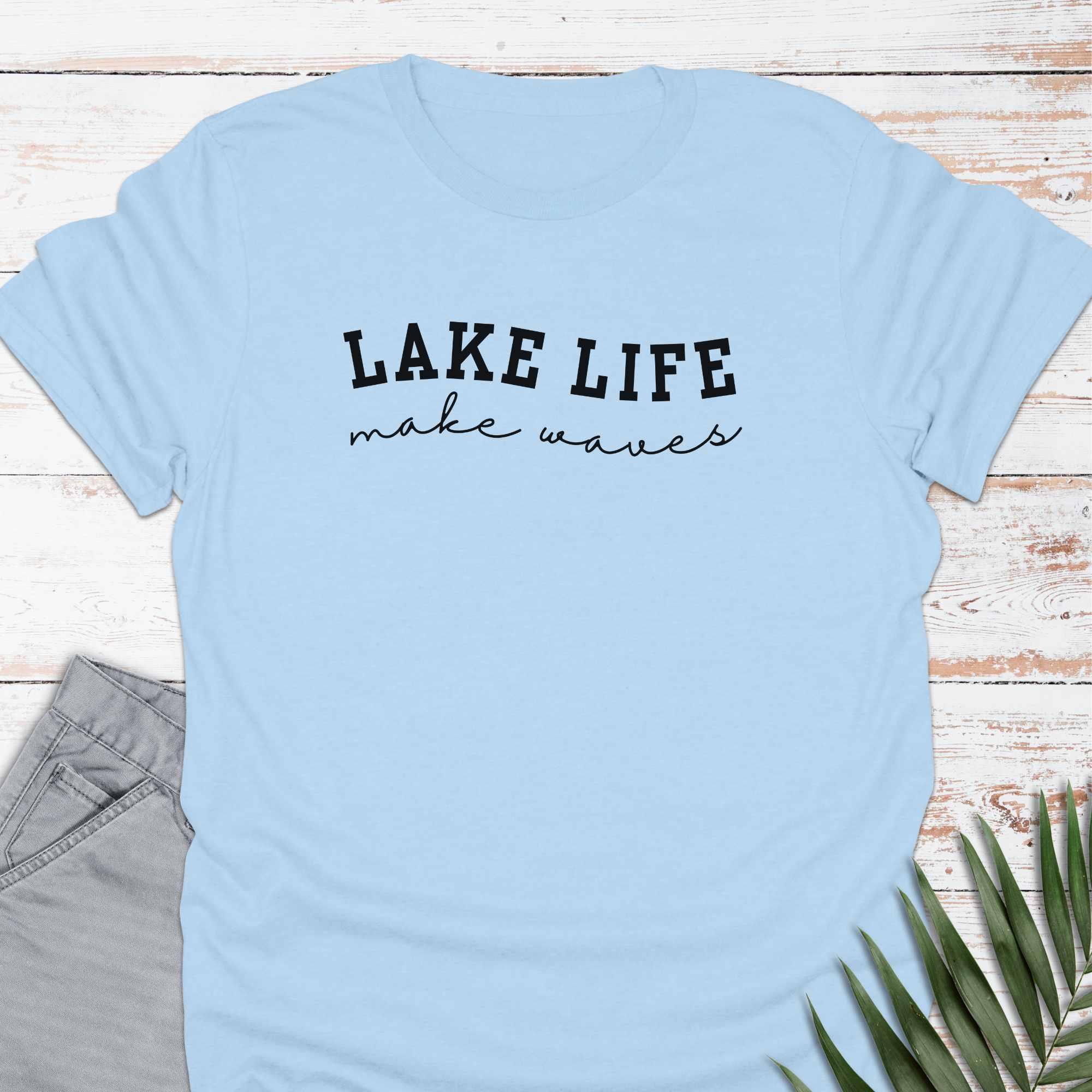 Collegiate Lake Life T-shirt - Life Is Wanderful Co.