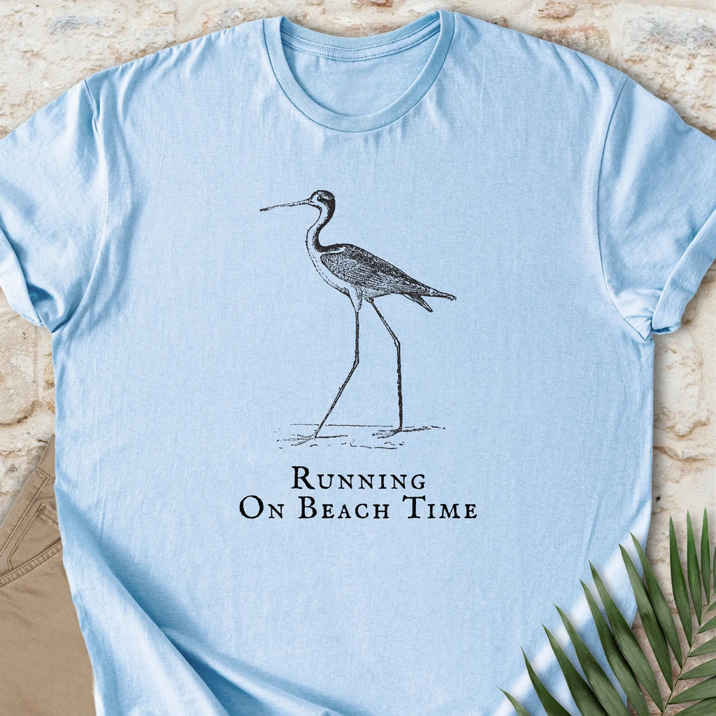 Running On Beach Time T-shirt