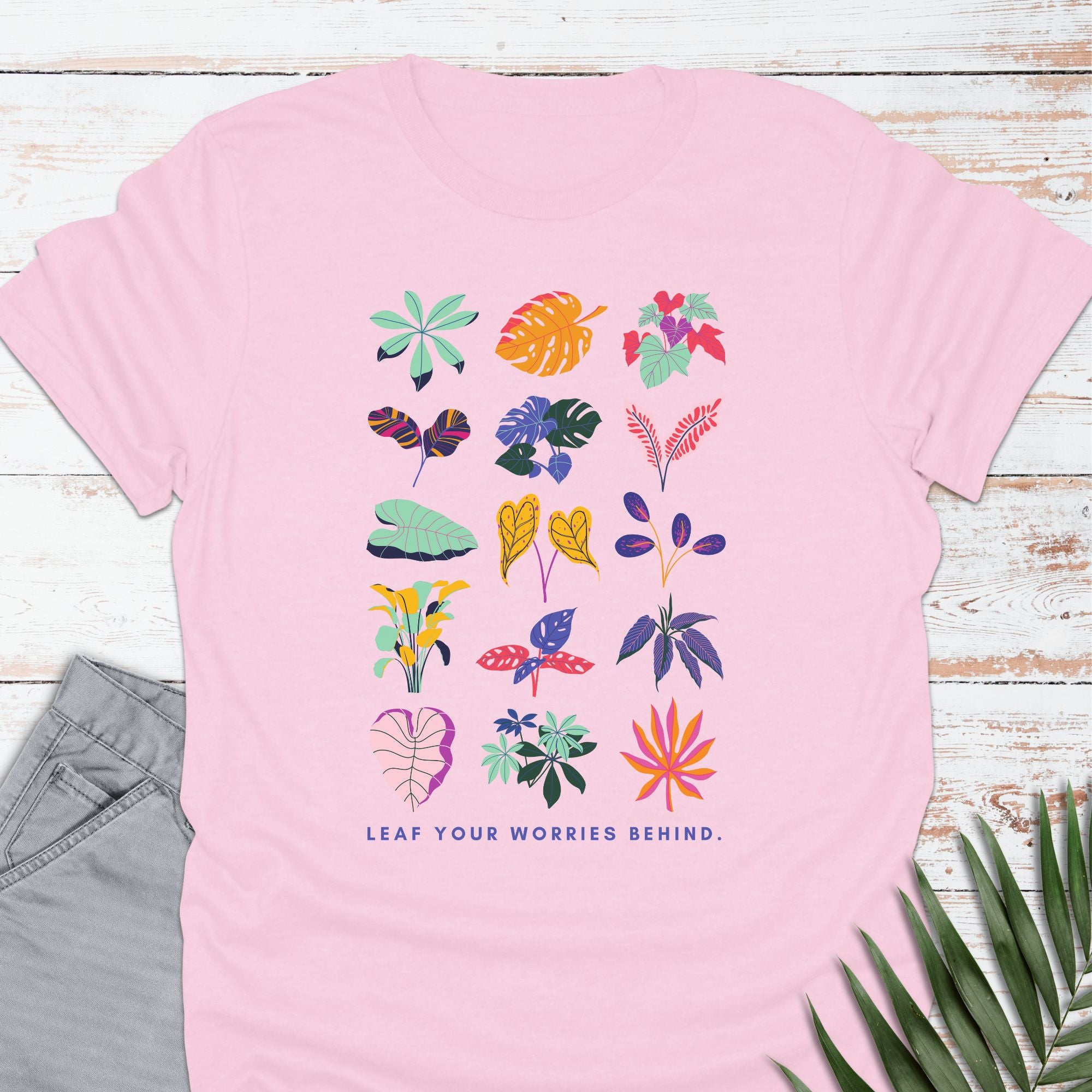 Leaf your worries behind T-shirt - Life Is Wanderful Co.