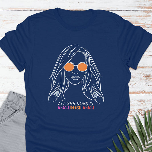 Beach Girl T-shirt - Life Is Wanderful Co.