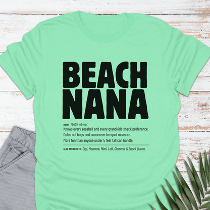 Beach Nana T-shirt
