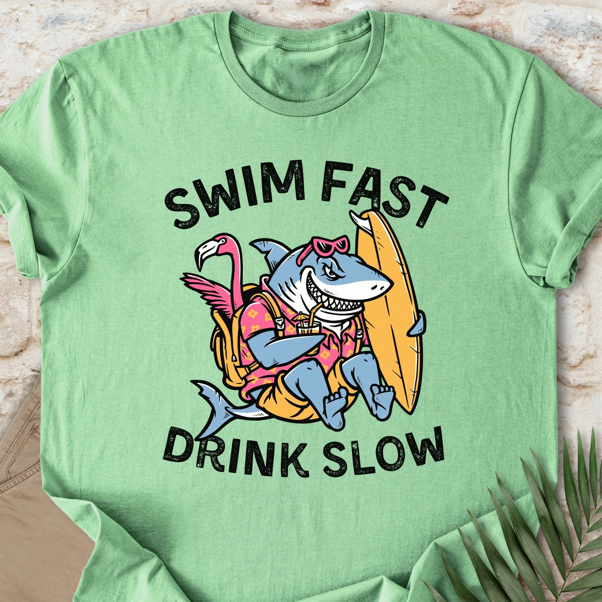Swim Fast, Drink Slow T-shirt