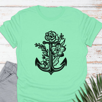 Anchor Tattoo T-shirt - Life Is Wanderful Co.
