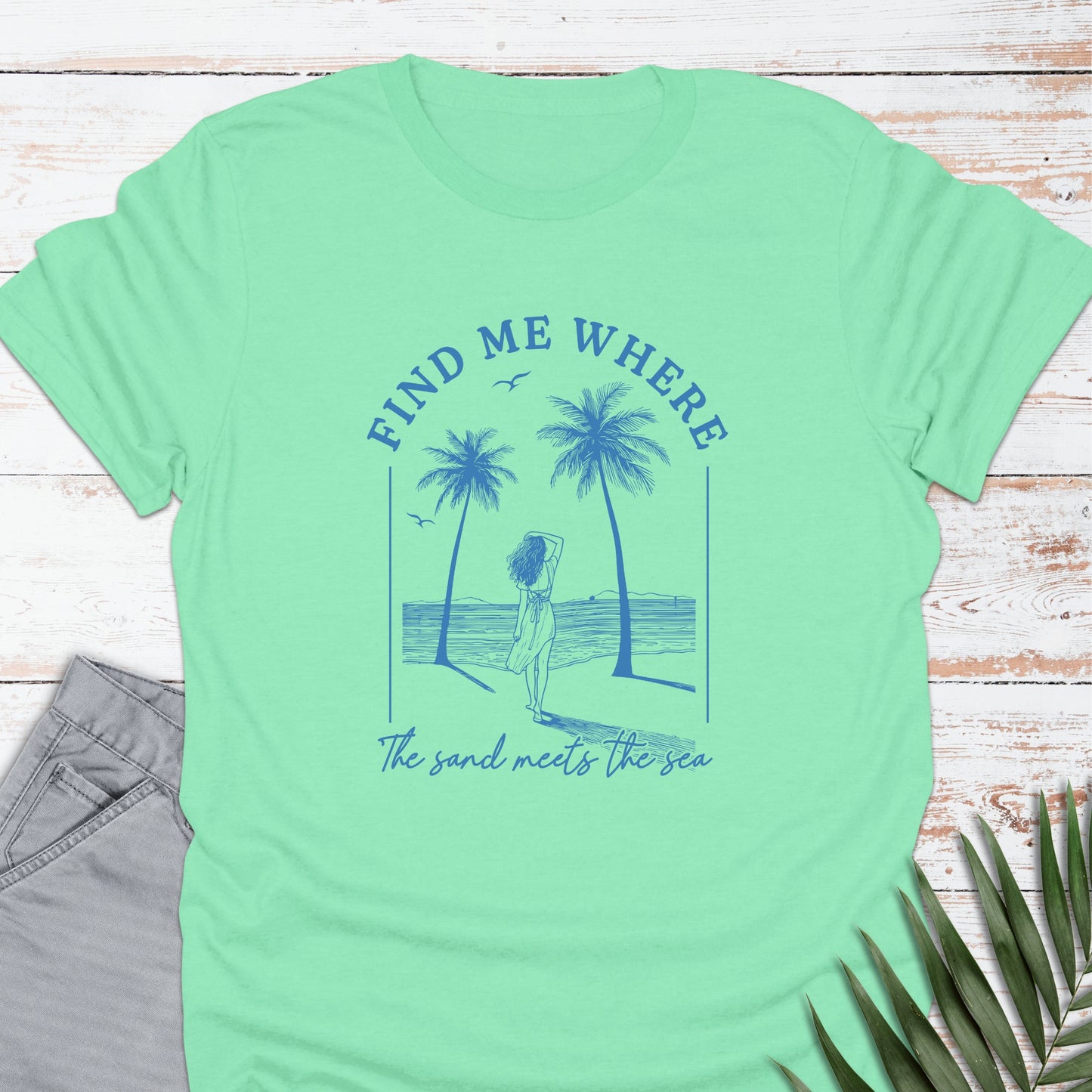 Sand Meets Sea T-shirt - Life Is Wanderful Co.