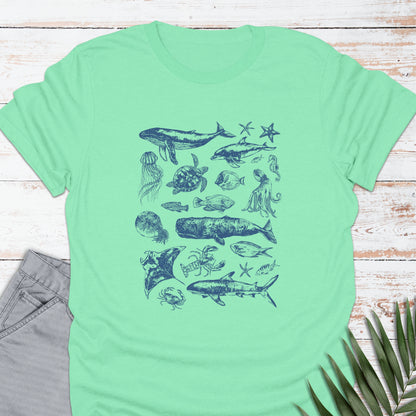 Sea Friends T-shirt - Life Is Wanderful Co.