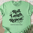 Roll Laugh Repeat (Distressed) T-shirt
