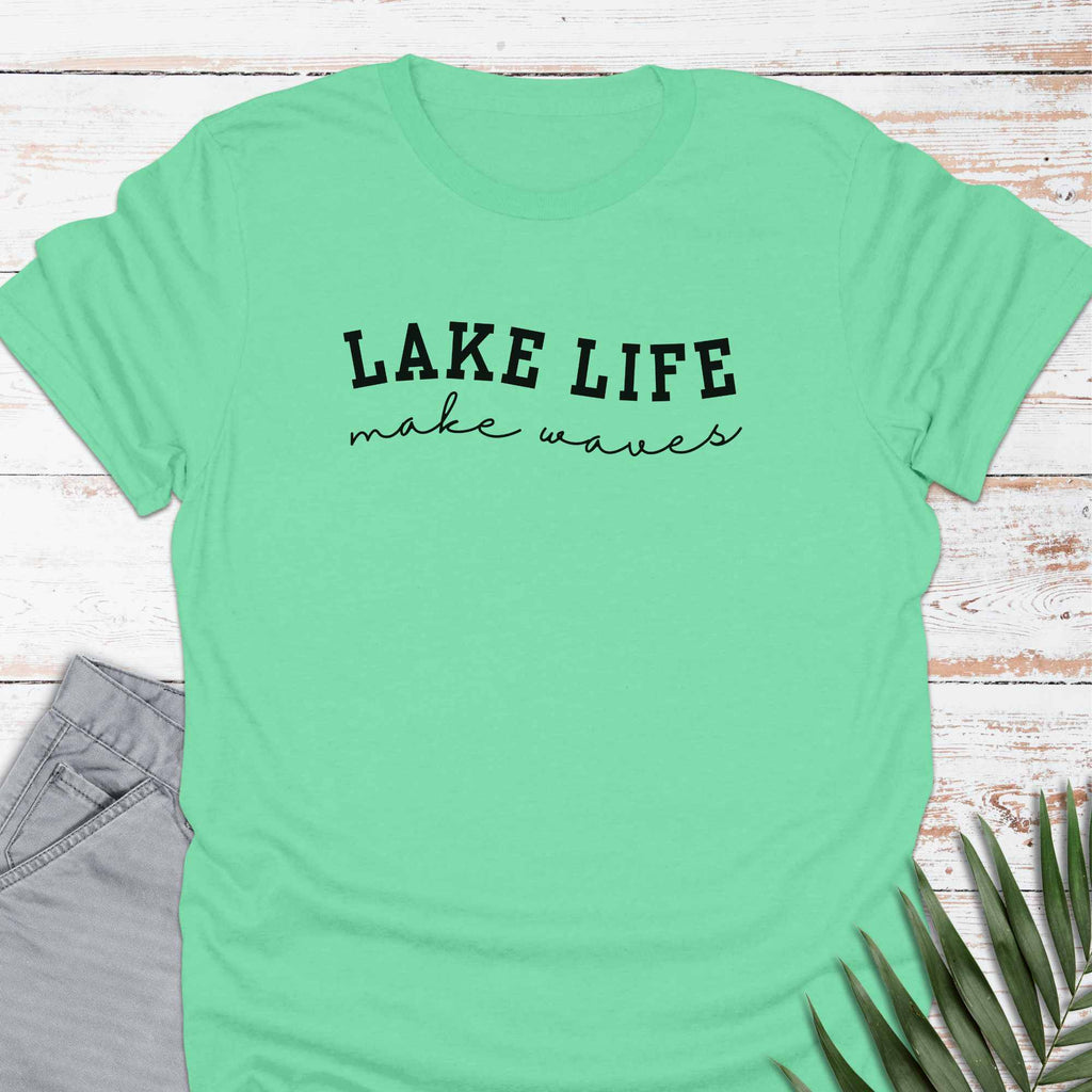 Collegiate Lake Life T-shirt - Life Is Wanderful Co.