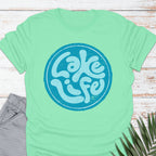 Lake Life Circle T-shirt - Life Is Wanderful Co.