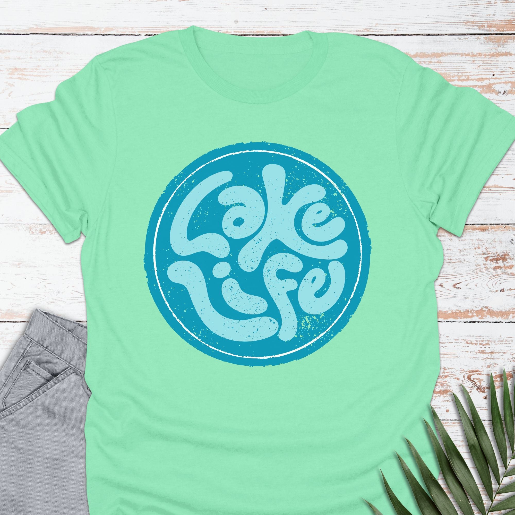 Lake Life Circle T-shirt - Life Is Wanderful Co.