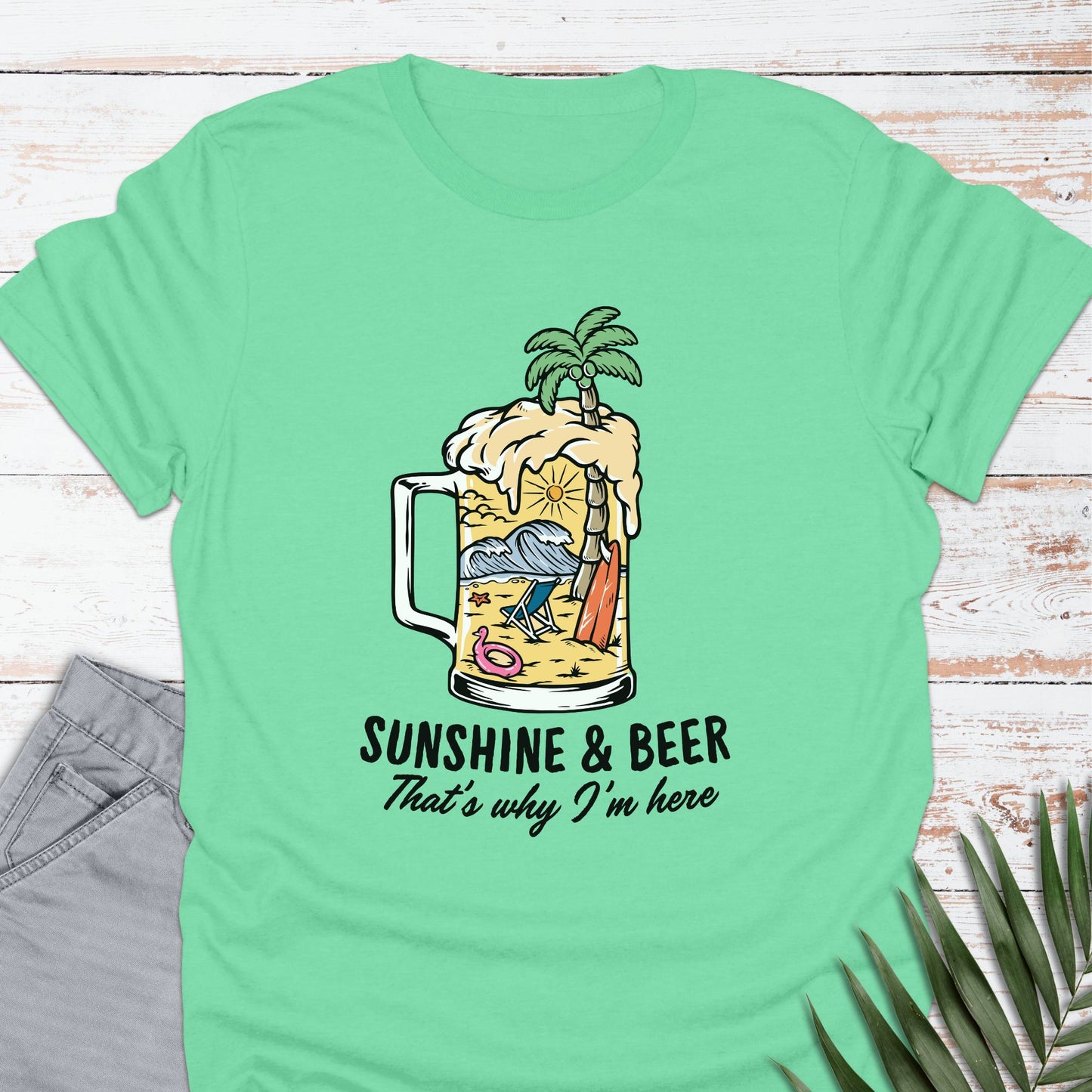 Sun & Beer - Beach T-shirt