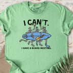 Board Meeting Skeletons T-shirt