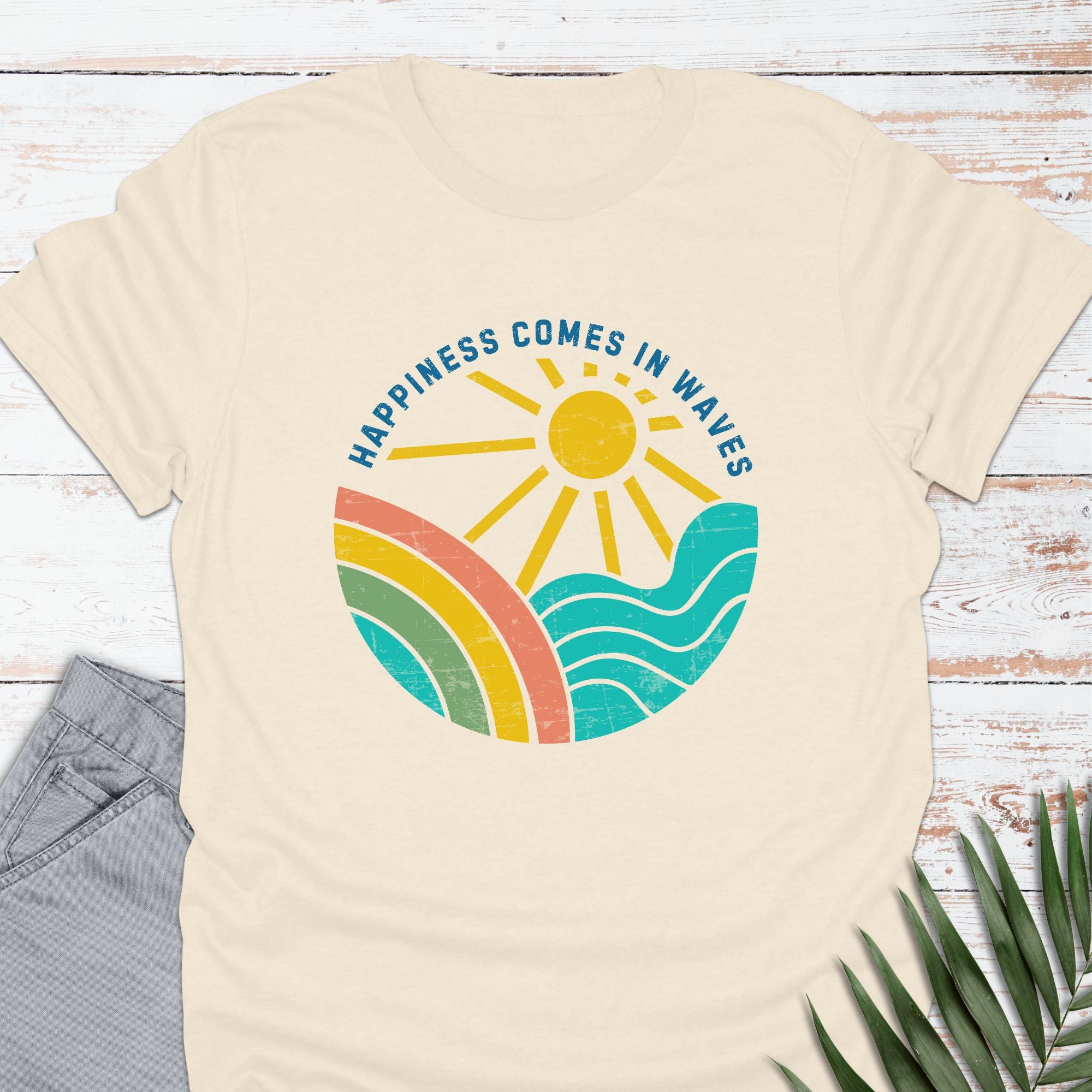 70s Retro Happiness T-shirt - Life Is Wanderful Co.