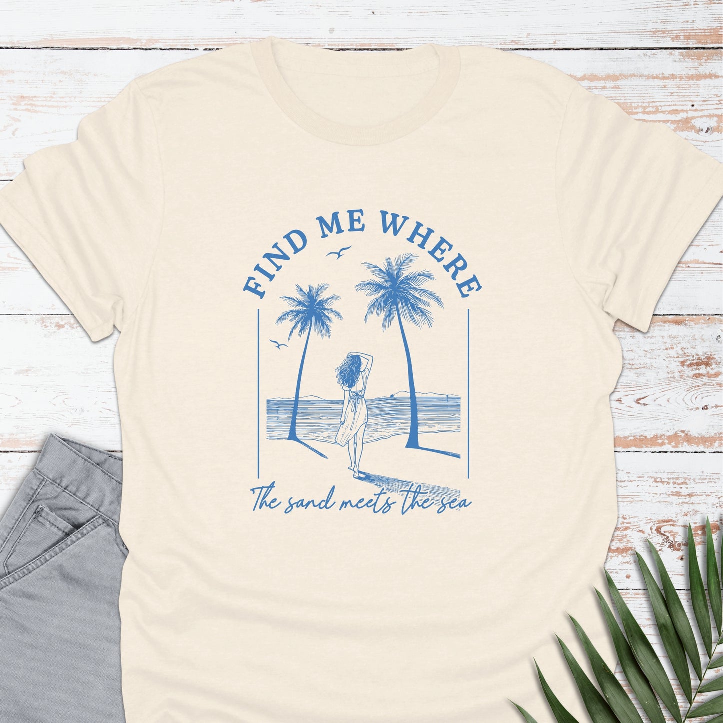 Sand Meets Sea T-shirt - Life Is Wanderful Co.