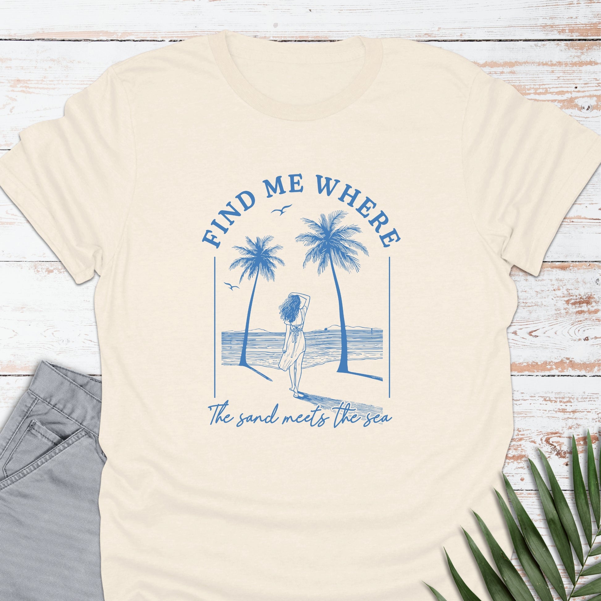 Sand Meets Sea T-shirt - Life Is Wanderful Co.