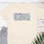Sea Etching T-shirt - Life Is Wanderful Co.