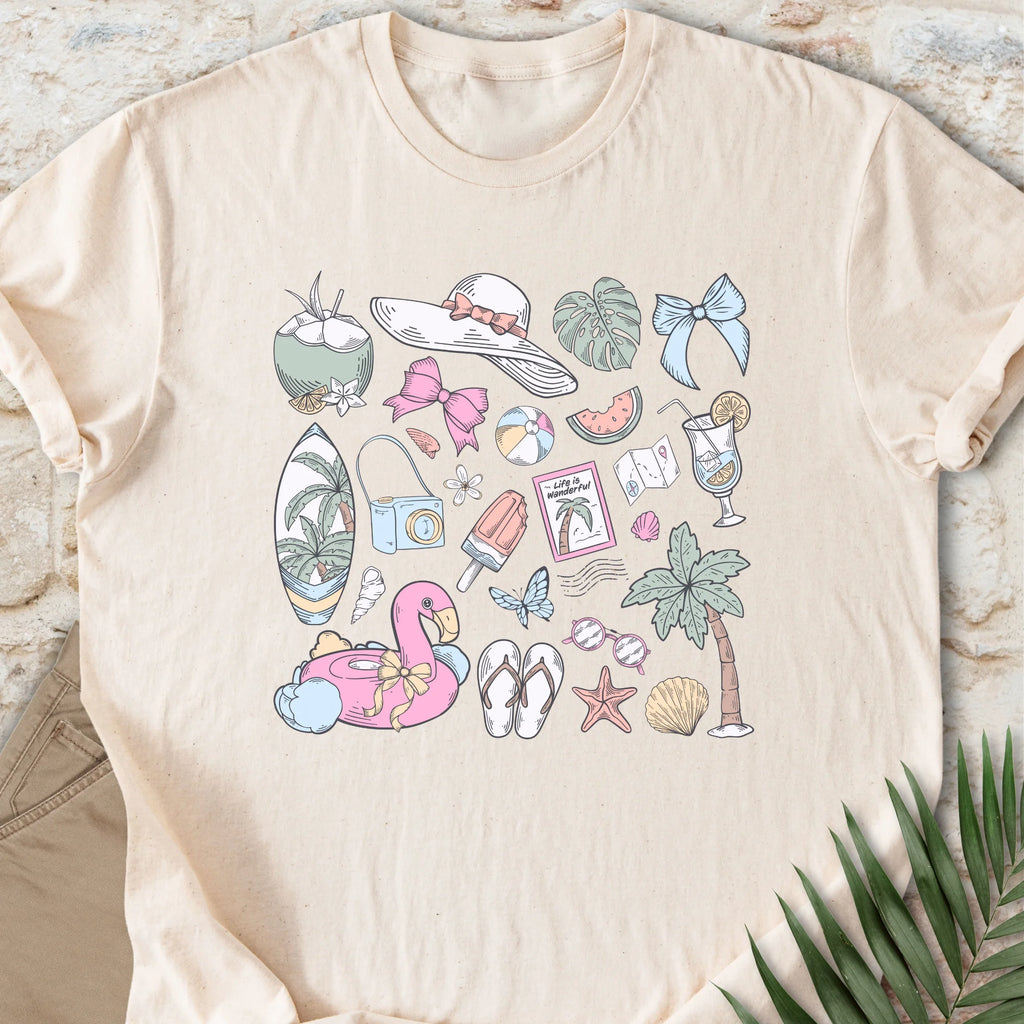 Preppy Beach Life T-shirt