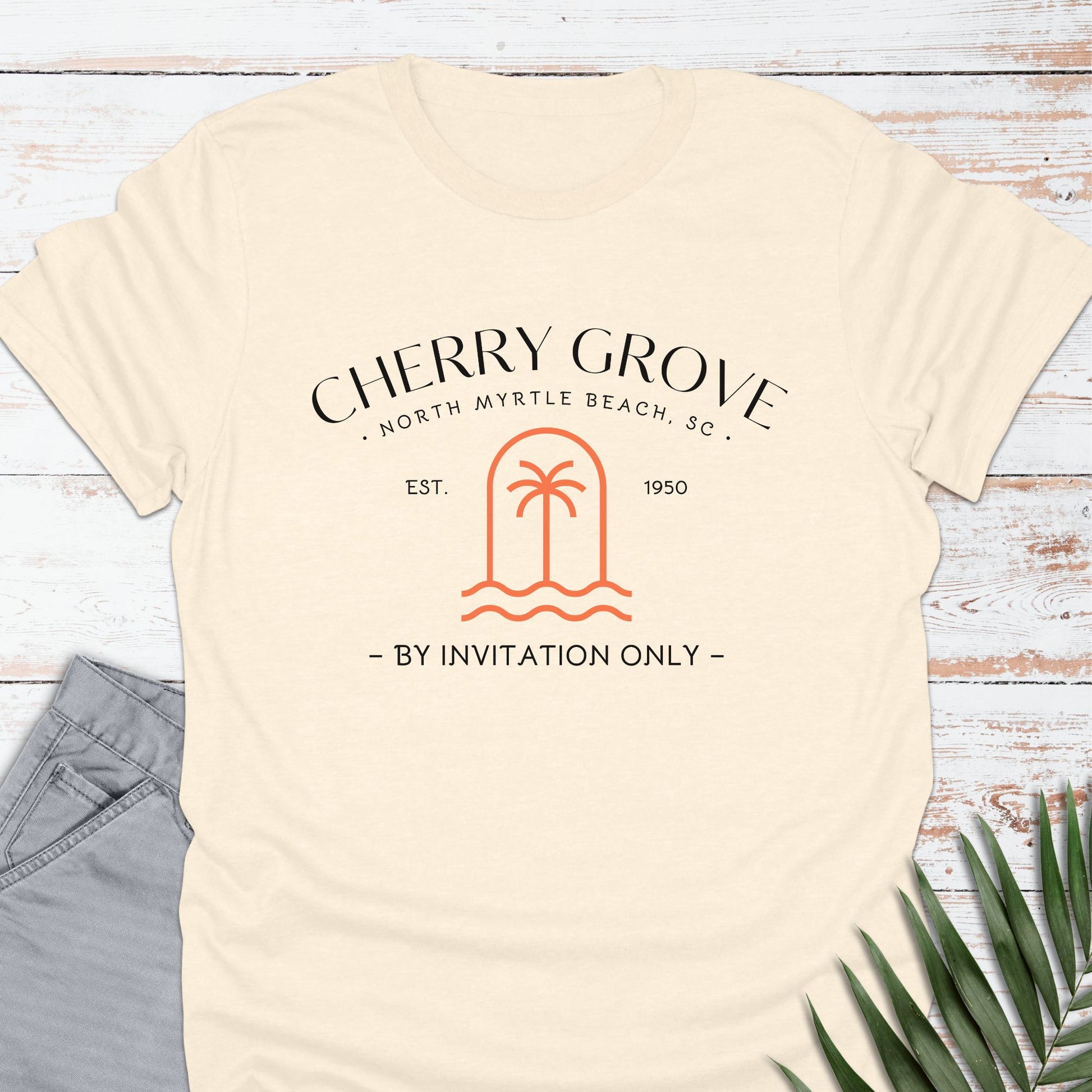 Cherry Grove, NMB T-shirt, By Invitation Only - Life Is Wanderful Co.