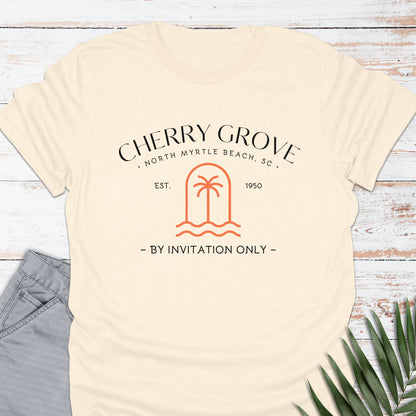Cherry Grove, NMB T-shirt, By Invitation Only - Life Is Wanderful Co.