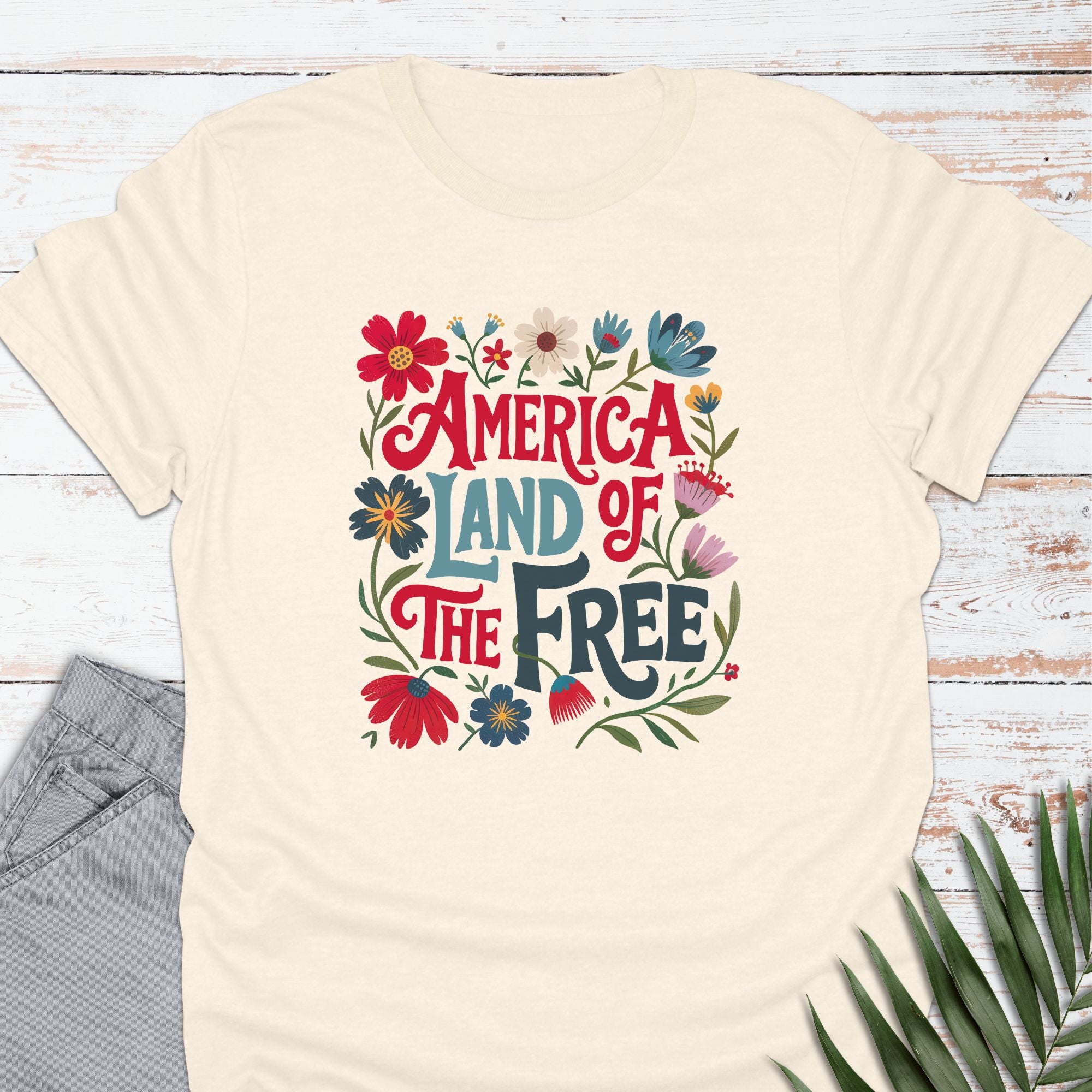 Land of the Free T-shirt - Life Is Wanderful Co.