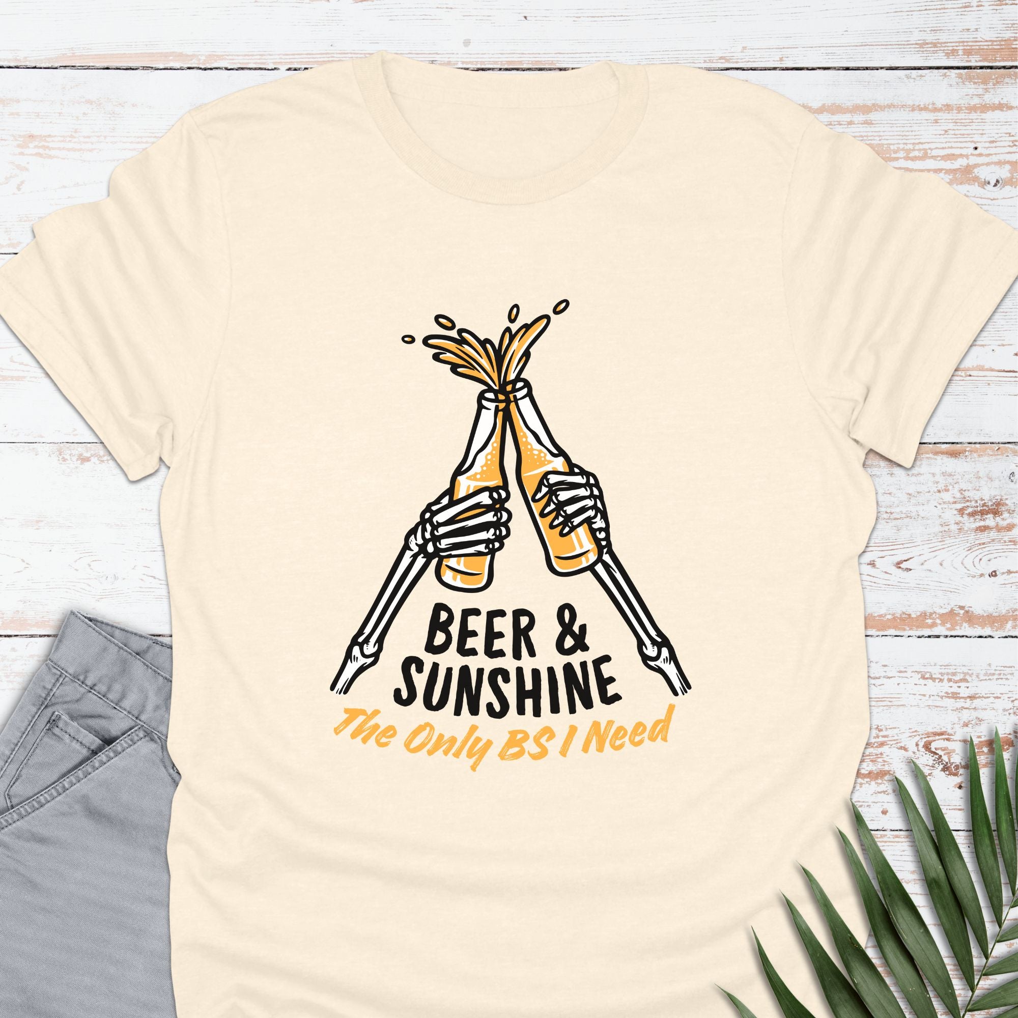 Beer & Sunshine T-shirt - Life Is Wanderful Co.