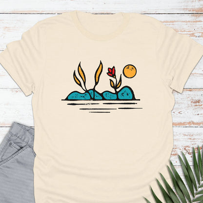 Red Flower T-shirt