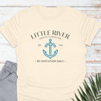 Little River, SC T-shirt, By Invitation Only - Life Is Wanderful Co.