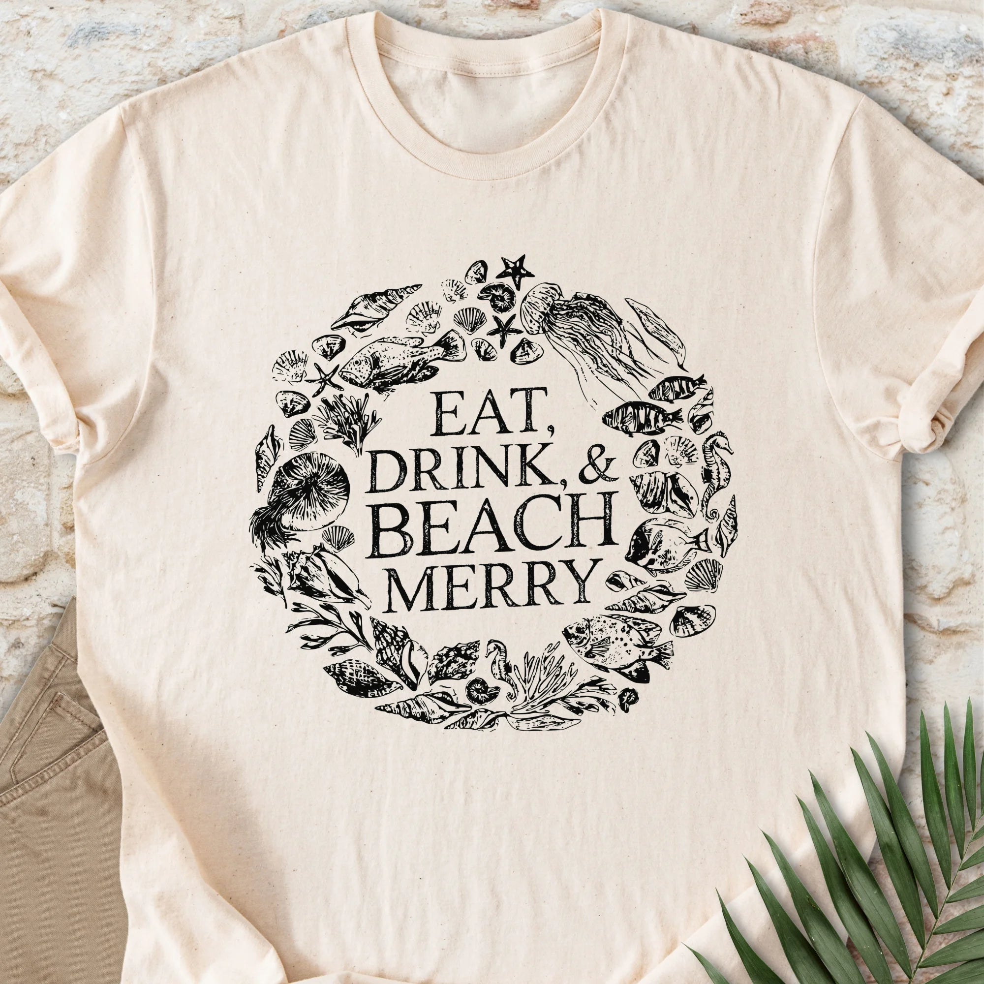 Beachin' Wreath T-shirt